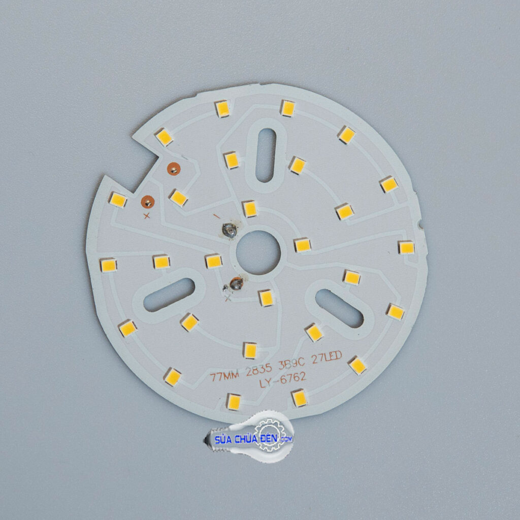 Chip led đèn âm trần 9w ánh sáng trắng