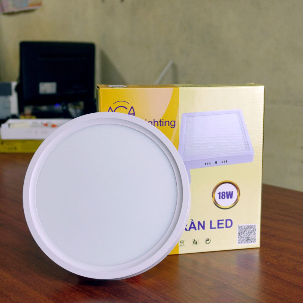 Đèn led ốp trần 18w tròn  trắng